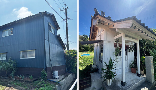 タトゥースタジオ 沐 moku(モク)のDIYで改装したお堂と店内の写真